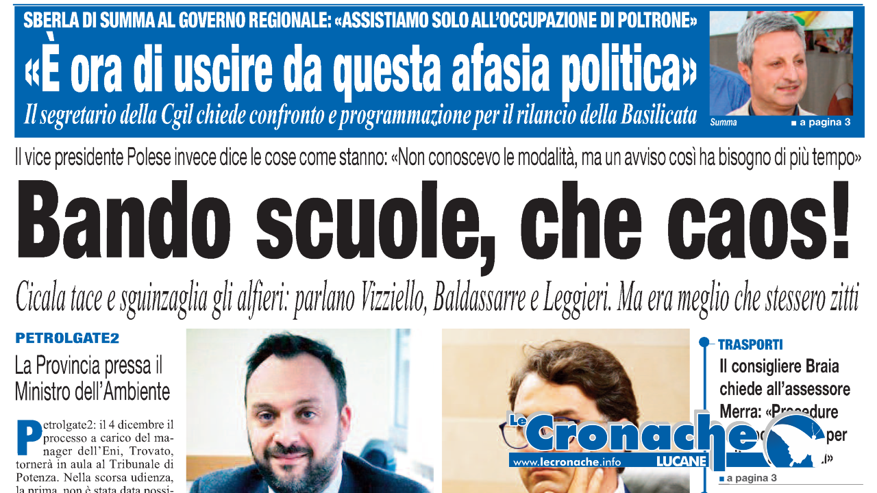 L'edizione del 12 novembre 2019